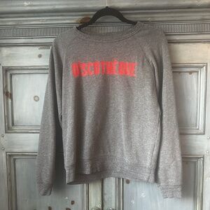 Clare V. Discotheque Sweatshirt Gray Color Size Size S